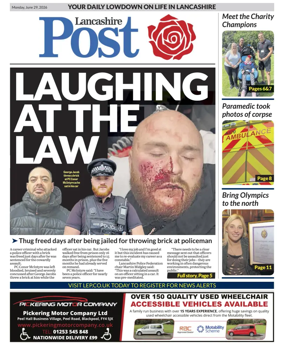 Cover of Lancashire Evening Post
