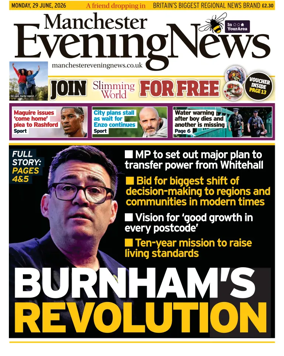 Cover of Manchester Evening News