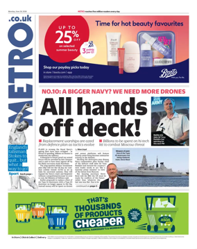 Cover of Metro (UK)