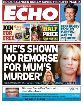 Cover of South Wales Echo
