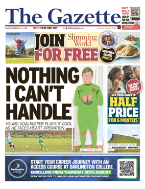 Cover of Teesside Evening Gazette