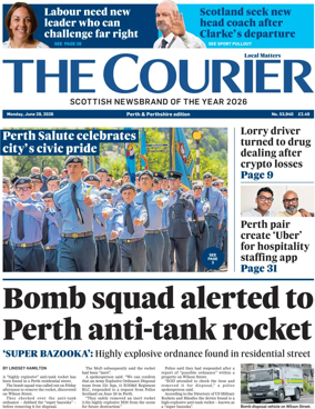 Cover of The Courier & Advertiser (Perth and Perthshire Edition)