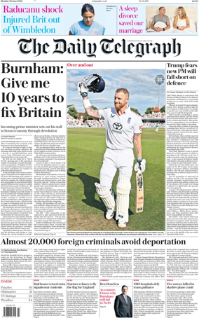 Cover of The Daily Telegraph