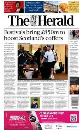 Cover of The Herald (Scotland)