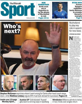 Cover of Herald Sport