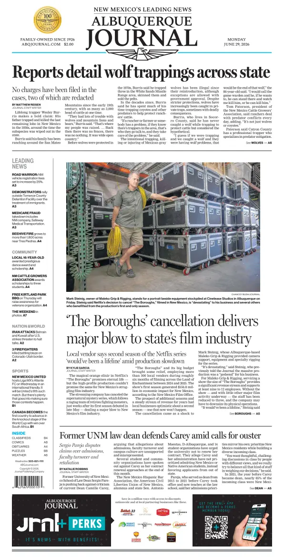 Cover of Albuquerque Journal