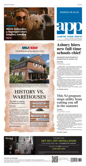 Cover of Asbury Park Press
