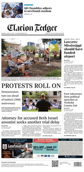 Cover of Clarion Ledger