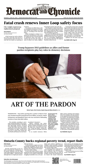 Cover of Democrat and Chronicle