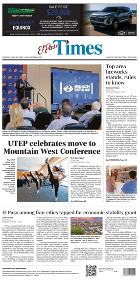 Cover of El Paso Times