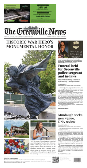 Cover of The Greenville News