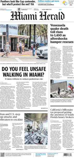 Cover of Miami Herald