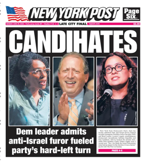 Cover of New York Post