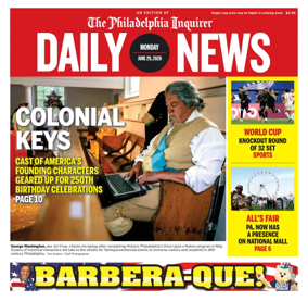 Cover of Philadelphia Daily News