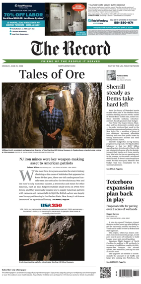 Cover of The Bergen Record