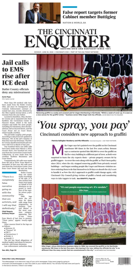 Cover of The Cincinnati Enquirer