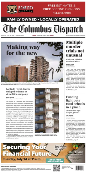 Cover of The Columbus Dispatch