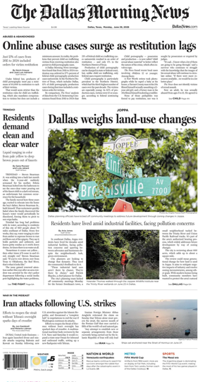 Cover of The Dallas Morning News