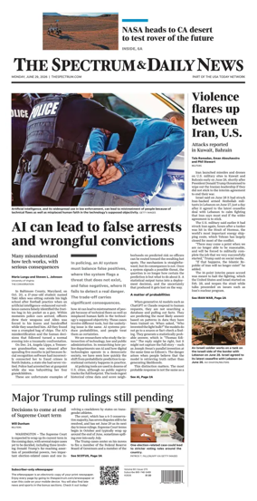 Cover of The Spectrum & Daily News
