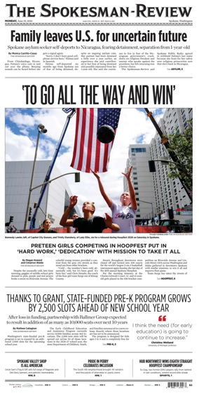 Cover of The Spokesman-Review (Spokane)