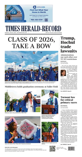 Cover of Times Herald-Record