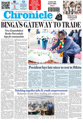 Cover of Chronicle (Zimbabwe)