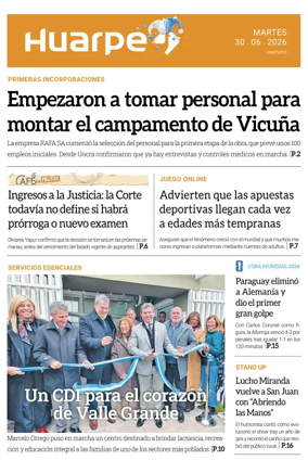 Cover of Diario Huarpe
