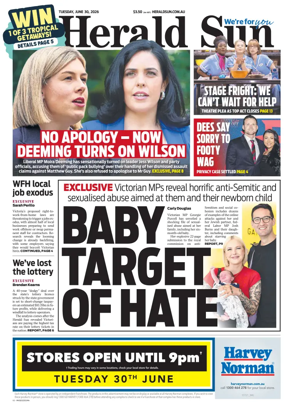 Cover of Herald Sun
