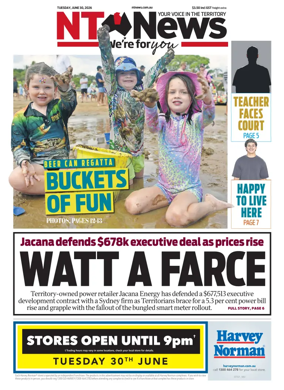 Cover of NT News