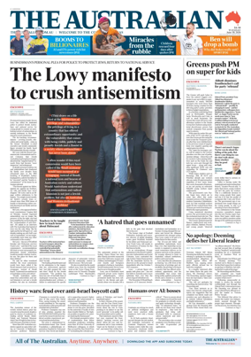 Cover of The Australian