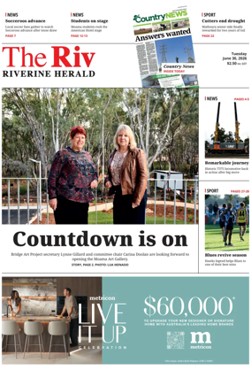 Cover of The Riverine Herald