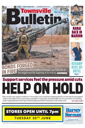 Cover of Townsville Bulletin