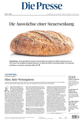 Cover of Die Presse