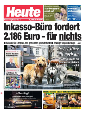 Cover of Heute - Wien Ausgabe