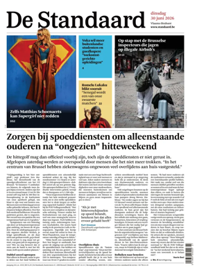 Cover of De Standaard