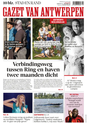 Cover of Gazet van Antwerpen Stad en Rand