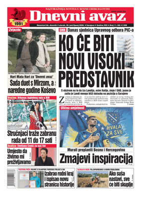 Cover of Dnevni avaz
