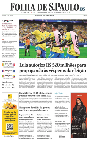 Cover of Folha de S.Paulo