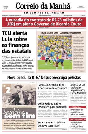 Cover of Jornal Correio da Manha