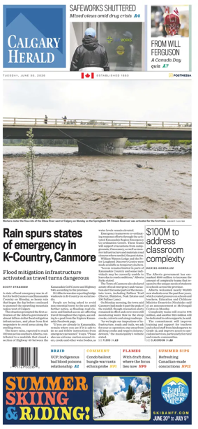 Cover of Calgary Herald