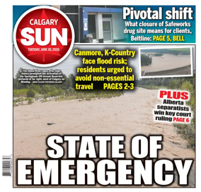 Cover of Calgary Sun