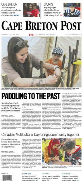 Cover of Cape Breton Post