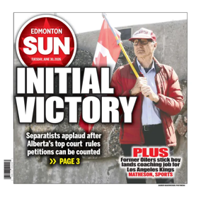 Cover of Edmonton Sun