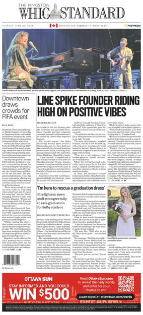 Cover of Kingston Whig-Standard