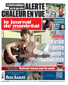 Cover of Le Journal de Montreal
