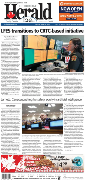 Cover of Lethbridge Herald