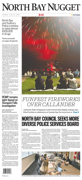 Cover of North Bay Nugget