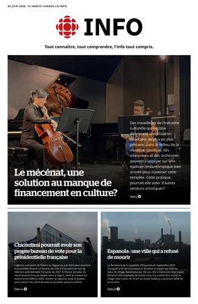 Cover of Radio-Canada Info