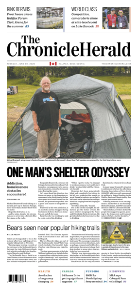 Cover of The Chronicle Herald (Provincial)