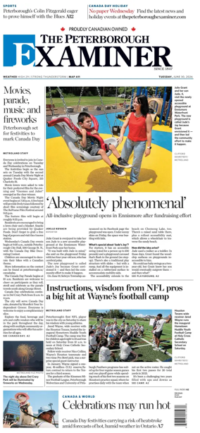 Cover of The Peterborough Examiner